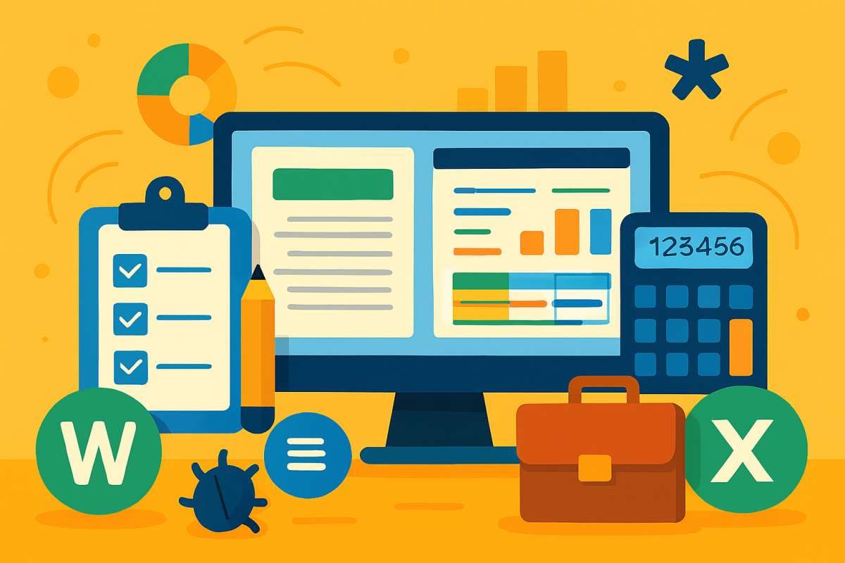 Programvare for kontorarbeid og økonomistyring.